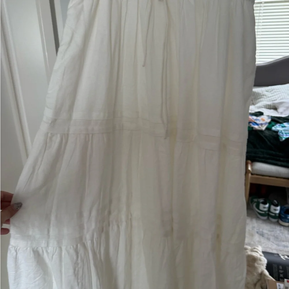 Anthropologie White Sleeveless Dress - Picture 3 of 3